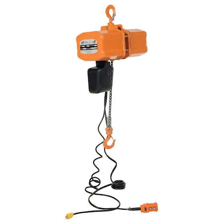 Vestil 1 tons, 220 V, Orange H-2000-1